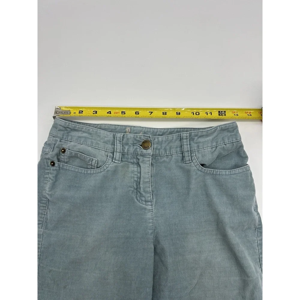 Boden Corduroy Jeans Light Blue Women Petite Size‎ 2